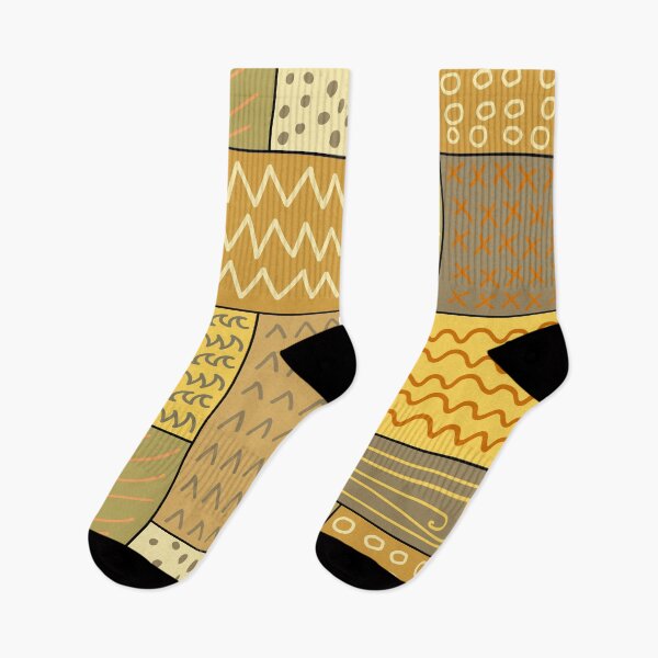 Item preview, Quadrangles with different abstract patterns  designed and sold by ReflectedCrafts.