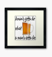 Beer Framed Print