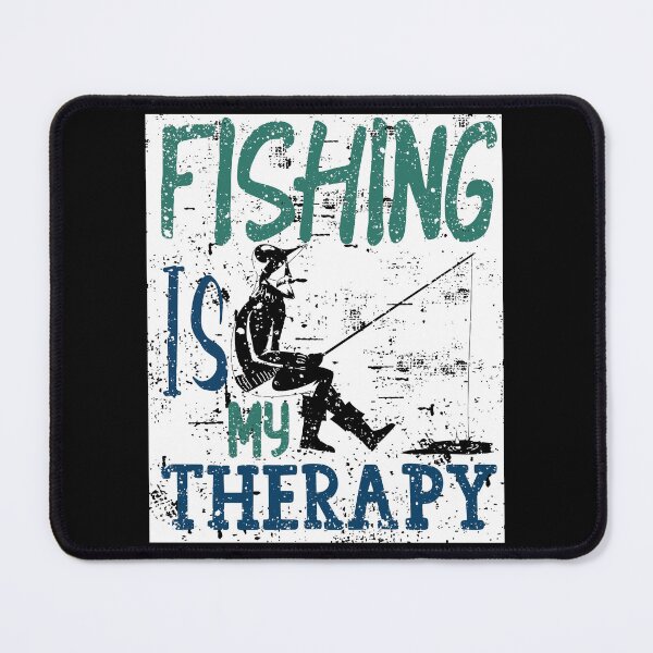 Item preview, Fun Fishing Is My Therapy Retirement Plan Retired Bass Fish designed and sold by MadrigueraSM-.