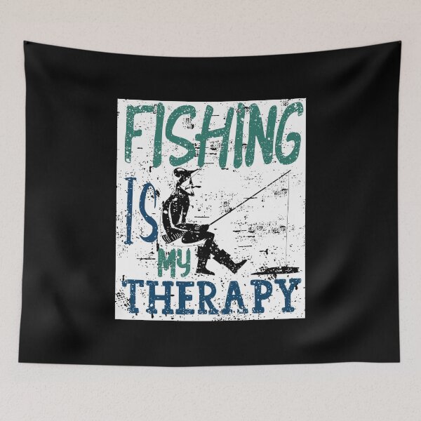 Item preview, Fun Fishing Is My Therapy Retirement Plan Retired Bass Fish designed and sold by MadrigueraSM-.