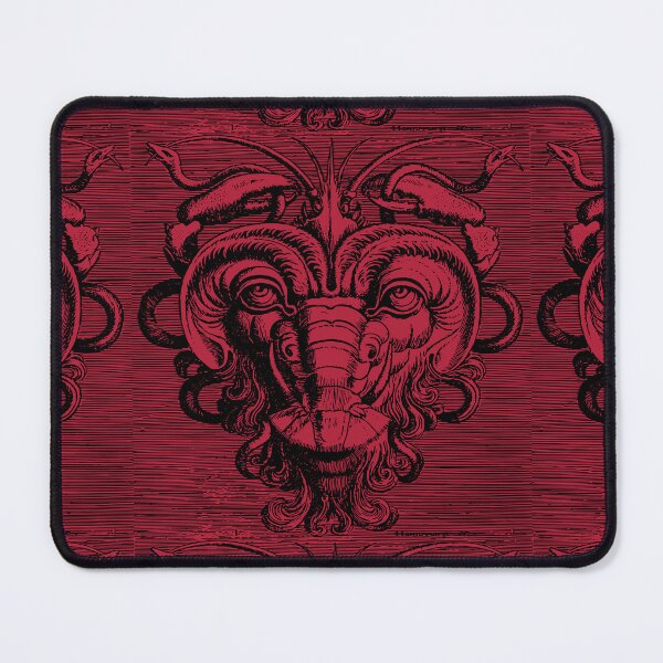 Item preview, Cool Red Lobster Face Illusion Holding Snakes in the Claws designed and sold by pelagio.