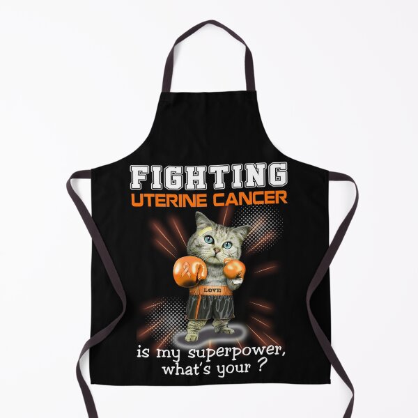 Item preview, Funny Cat Fighting Uterine Cancer Is My Superpower What's Your designed and sold by Kohend.