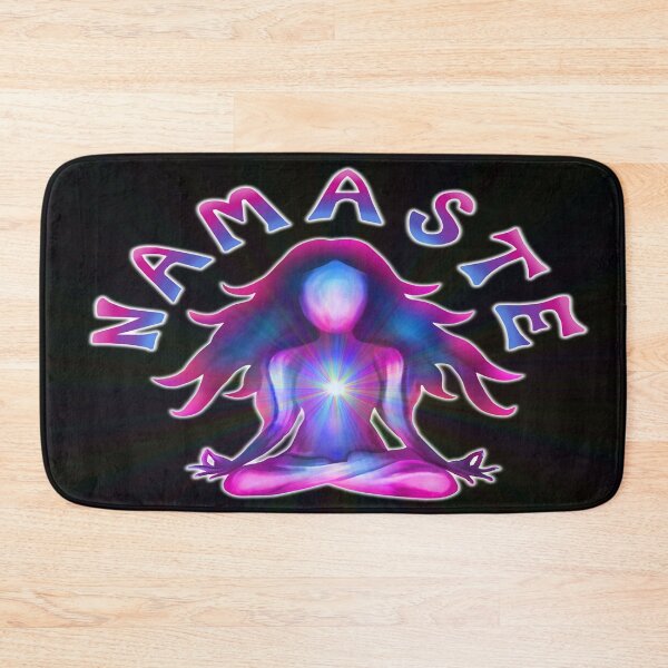 Item preview, Namaste Psychedelic Yoga Silhouette designed and sold by Deborah Camp.