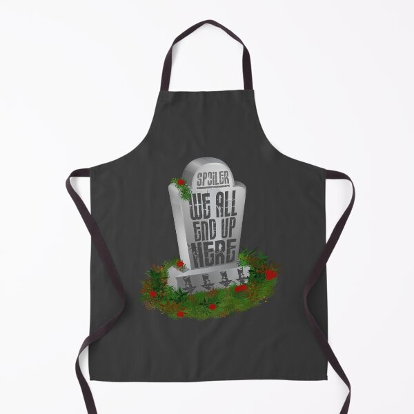 Item preview, Gravestone Humour: “Spoiler: We All End Up HERE” designed and sold by PawsitiveMum.