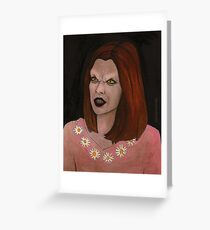 Doppelgangland - Vampire Willow - BtVS Greeting Card