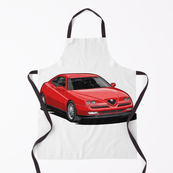 Artikelvorschau, Alfa Romeo GTV Roter italienischer Sportwagen entworfen und verkauft von SketchNinja.