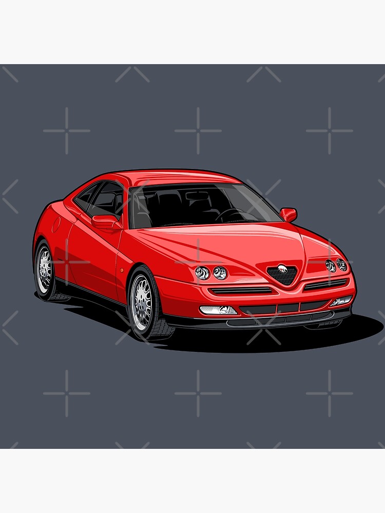Alfa Romeo GTV Red Italian Sports car | Art Print