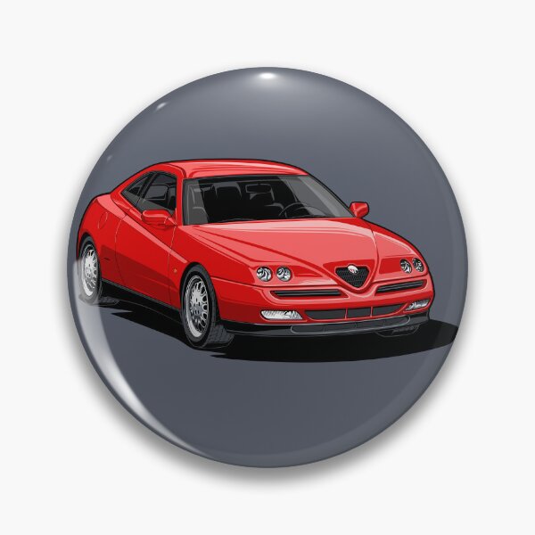 Item preview, Alfa Romeo GTV Red Italian Sports car  designed and sold by SketchNinja.