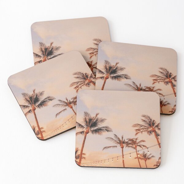 Item preview, Ocean pink palm tree designed and sold by Retro90sKid.