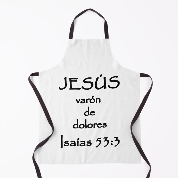 Item preview, Isaiah 53:3 Jesus Man of Sorrows Spanish Bible Verse designed and sold by NombresDeJesus.