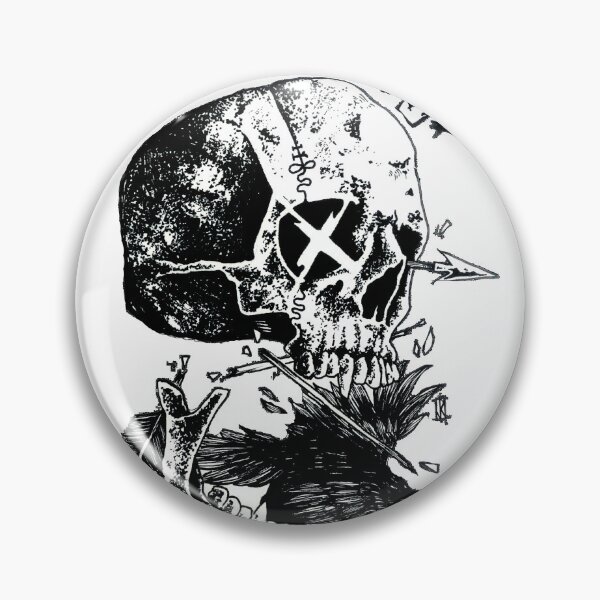 Item preview, skull ink designed and sold by gangglamour.