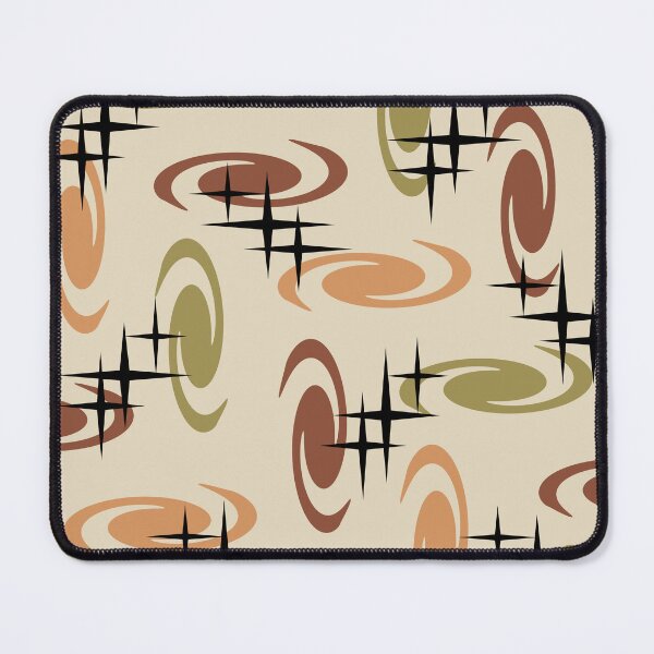 Item preview, Retro Atomic Age Swirls Stars Pattern Multicolored 1 designed and sold by thepixelgarden.