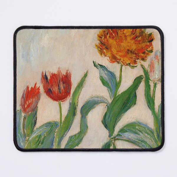Item preview, Claude Monet - Three Pots of Tulips - Floral Painting designed and sold by NewNomads.