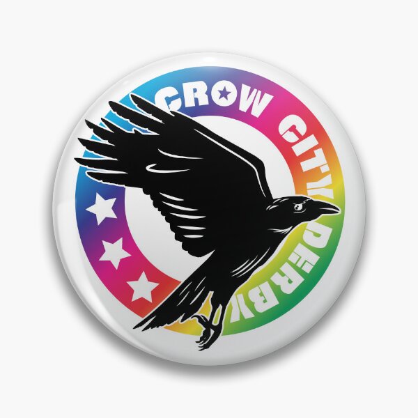 Item preview, Crow City Derby - SMALL LOGO - Rainbow Logo  designed and sold by CrowCityDerby.
