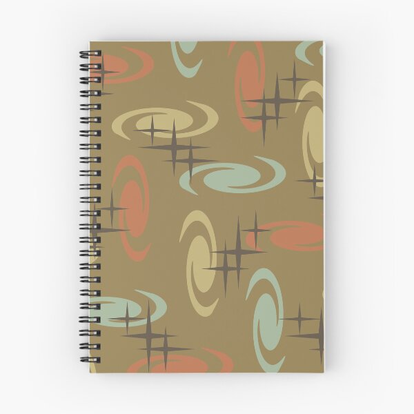 Item preview, Retro Atomic Age Swirls Stars Pattern Multicolored 3 designed and sold by thepixelgarden.