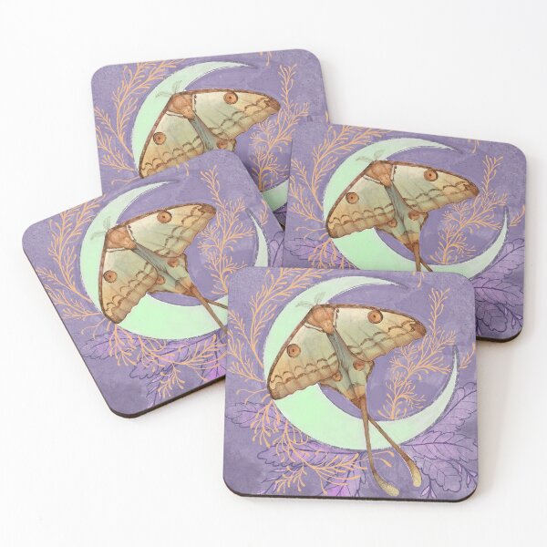Item preview, Purple Comet Moth Art designed and sold by Leyguthart.