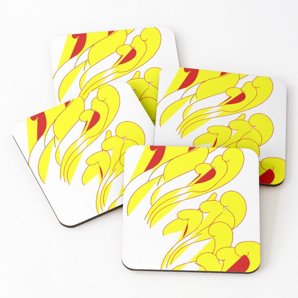 Item preview, yellow block art designed and sold by  Mudikeys.