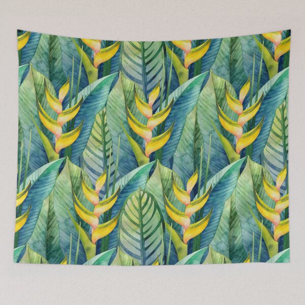Item preview, Watercolor heliconia designed and sold by Ekaterina Glazkova.