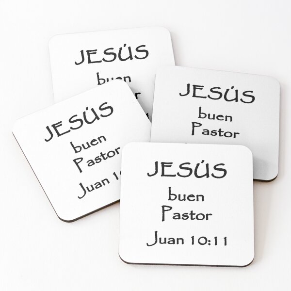 Item preview, John 10:11 Jesus Good Shepherd Spanish Bible Verse designed and sold by NombresDeJesus.