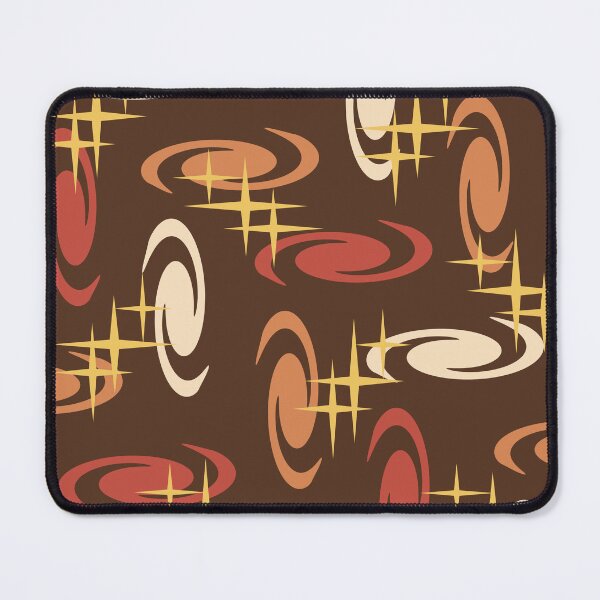 Item preview, Retro Atomic Age Swirls Stars Pattern Multicolored 9 designed and sold by thepixelgarden.