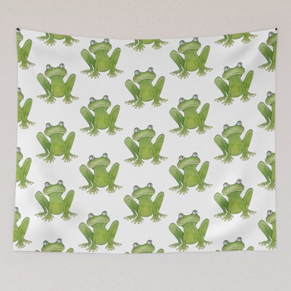 Item preview, Watercolor Frog designed and sold by NikaIllustrates.
