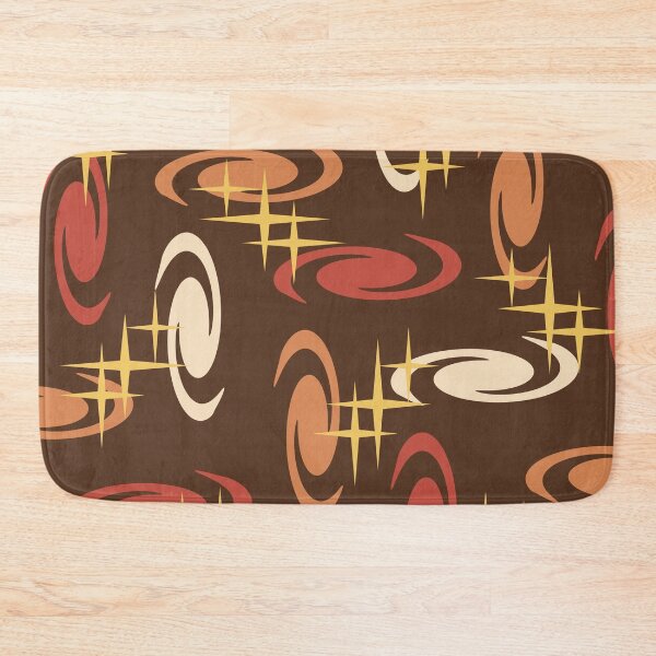 Item preview, Retro Atomic Age Swirls Stars Pattern Multicolored 9 designed and sold by thepixelgarden.