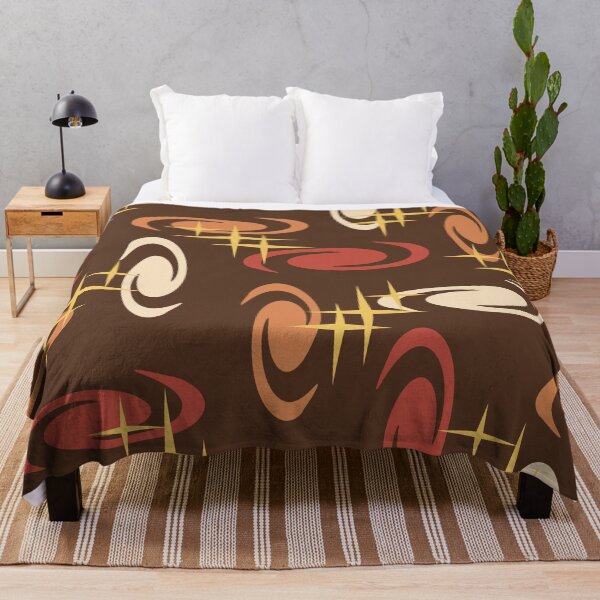 Item preview, Retro Atomic Age Swirls Stars Pattern Multicolored 9 designed and sold by thepixelgarden.