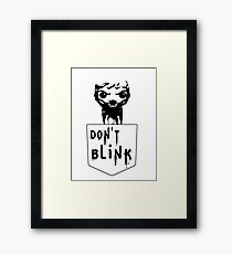 Pocket Weeping Angel Framed Print
