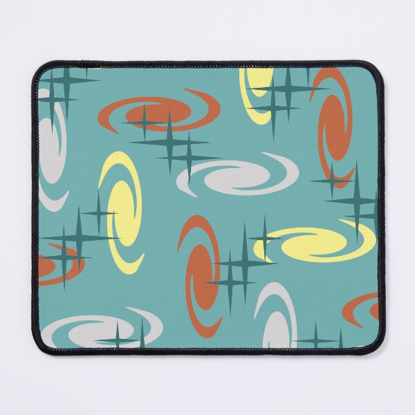 Item preview, Retro Atomic Age Swirls Stars Pattern Multicolored 11 designed and sold by thepixelgarden.