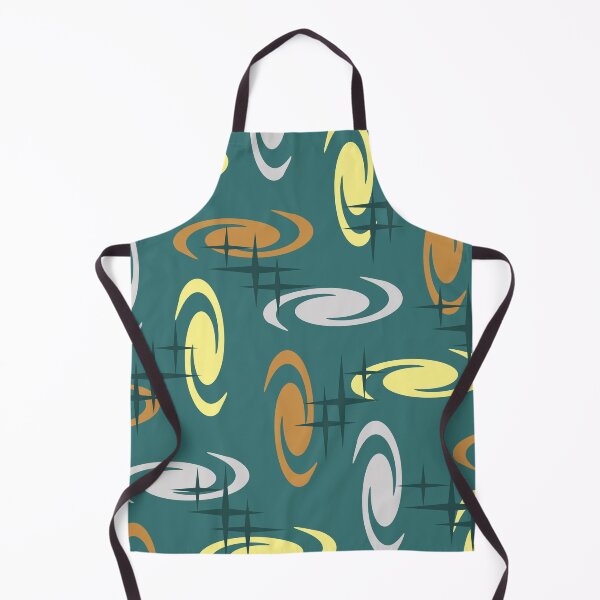 Item preview, Retro Atomic Age Swirls Stars Pattern Multicolored 12 designed and sold by thepixelgarden.