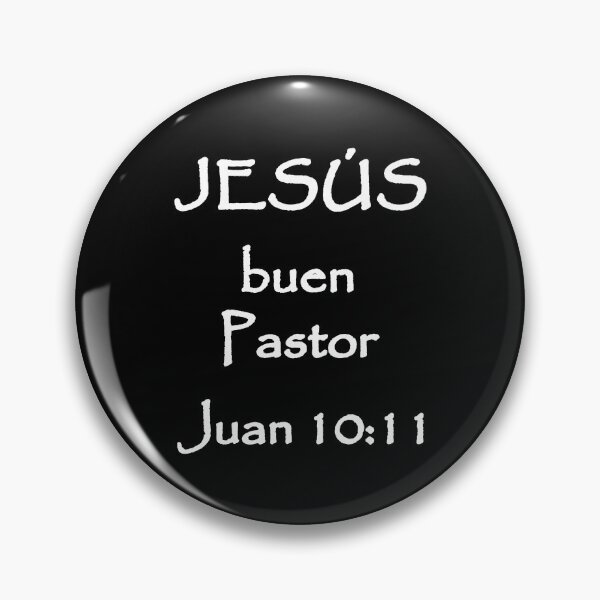 Item preview, John 10:11 Jesus Good Shepherd Spanish Bible Verse designed and sold by NombresDeJesus.