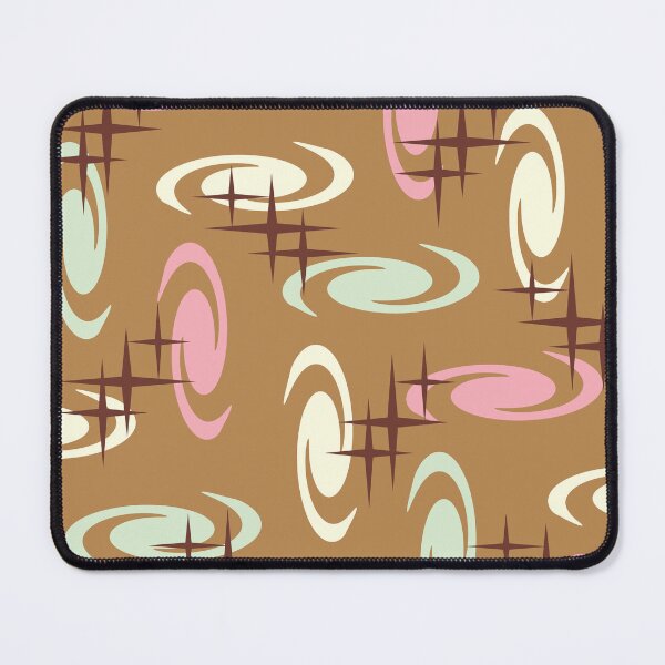 Item preview, Retro Atomic Age Swirls Stars Pattern Multicolored 14 designed and sold by thepixelgarden.