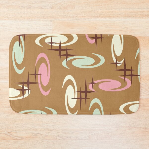 Item preview, Retro Atomic Age Swirls Stars Pattern Multicolored 14 designed and sold by thepixelgarden.