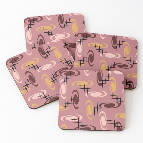 Artikelvorschau, Retro Atomic Age Swirls Stars Pattern Mehrfarbig 15 entworfen und verkauft von thepixelgarden.