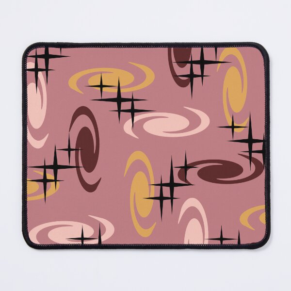 Item preview, Retro Atomic Age Swirls Stars Pattern Multicolored 15 designed and sold by thepixelgarden.