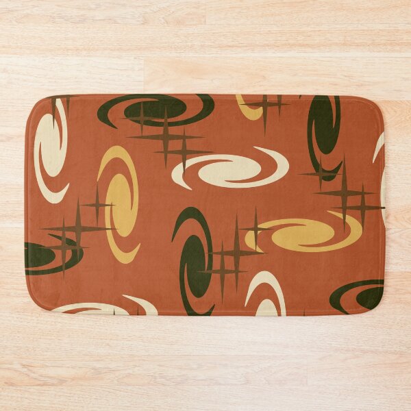 Item preview, Retro Atomic Age Swirls Stars Pattern Multicolored 16 designed and sold by thepixelgarden.