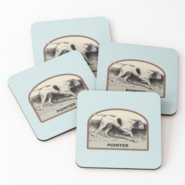 Item preview, Dog pointer illustration designed and sold by Lemomo-zoo.