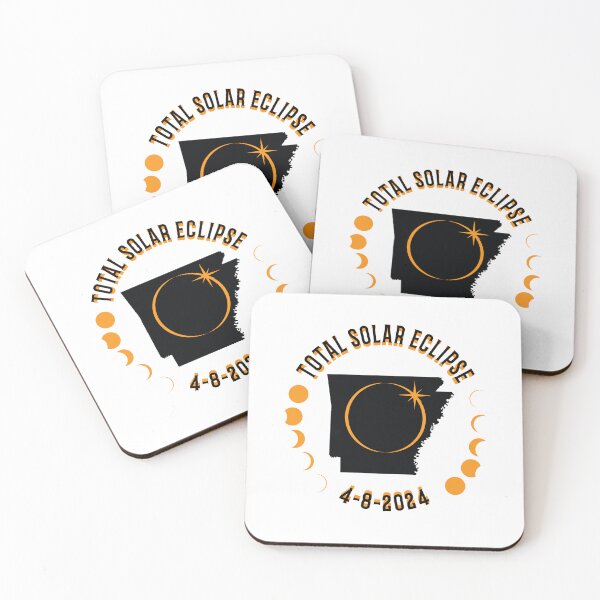 Item preview, Arkansas Total Solar Eclipse Path 2024 Eclipse Souvenir  designed and sold by The Junto Shop.