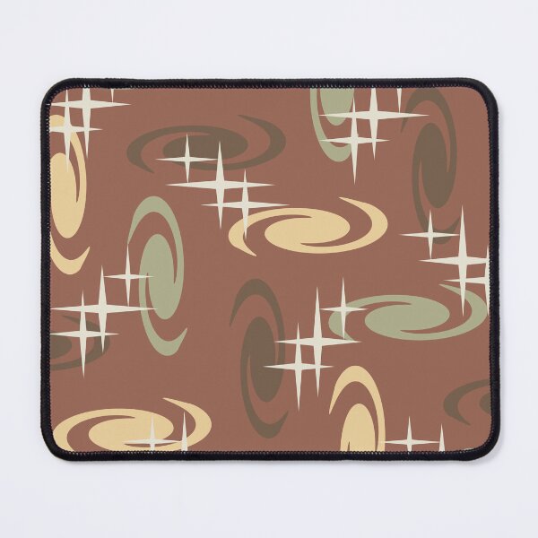 Item preview, Retro Atomic Age Swirls Stars Pattern Multicolored 17 designed and sold by thepixelgarden.