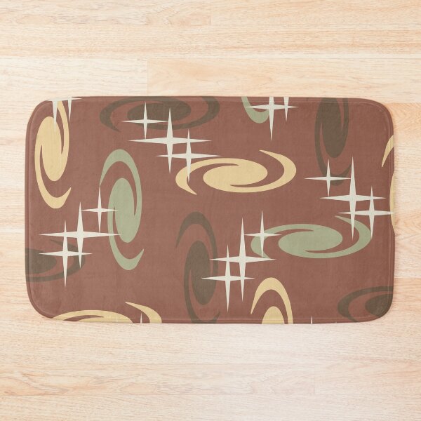 Item preview, Retro Atomic Age Swirls Stars Pattern Multicolored 17 designed and sold by thepixelgarden.