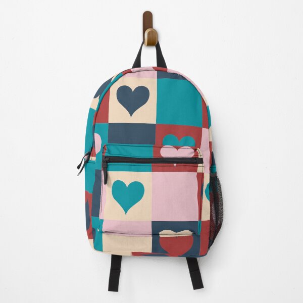 Item preview, blue heart (blue, dark blue, brown, pink, cream) designed and sold by kim tang.