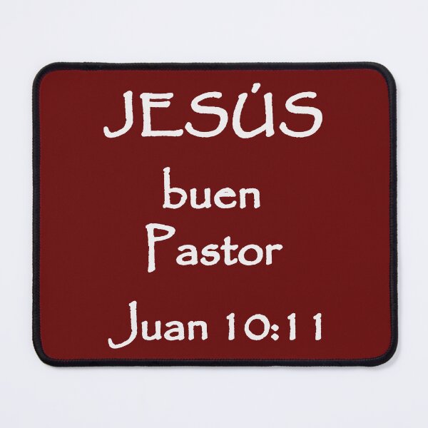 Item preview, John 10:11 Jesus Good Shepherd Spanish Bible Verse designed and sold by NombresDeJesus.
