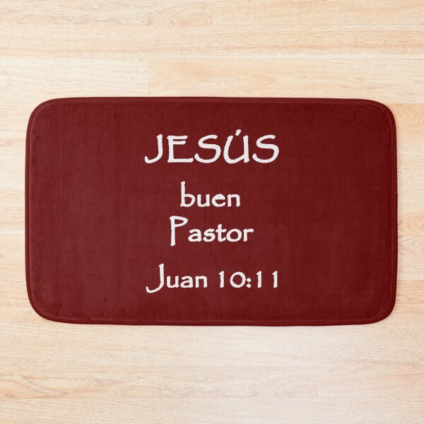 Item preview, John 10:11 Jesus Good Shepherd Spanish Bible Verse designed and sold by NombresDeJesus.