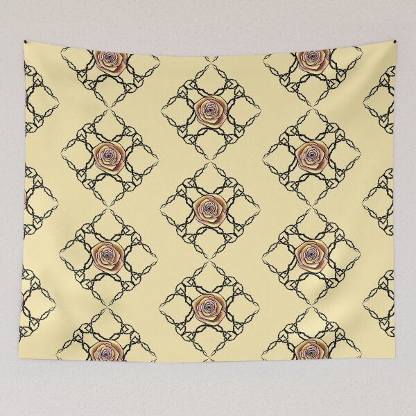 Item preview, Thorny Rose Ornament - Yellow designed and sold by Olooriel.