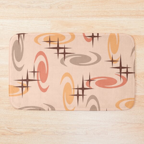Item preview, Retro Atomic Age Swirls Stars Pattern Multicolored 19 designed and sold by thepixelgarden.