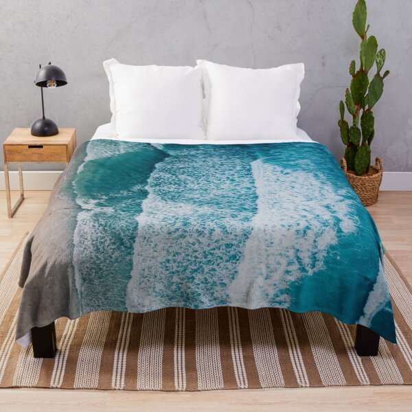 Item preview, Blue Ocean Waves Sandy Beach designed and sold by mwagie.