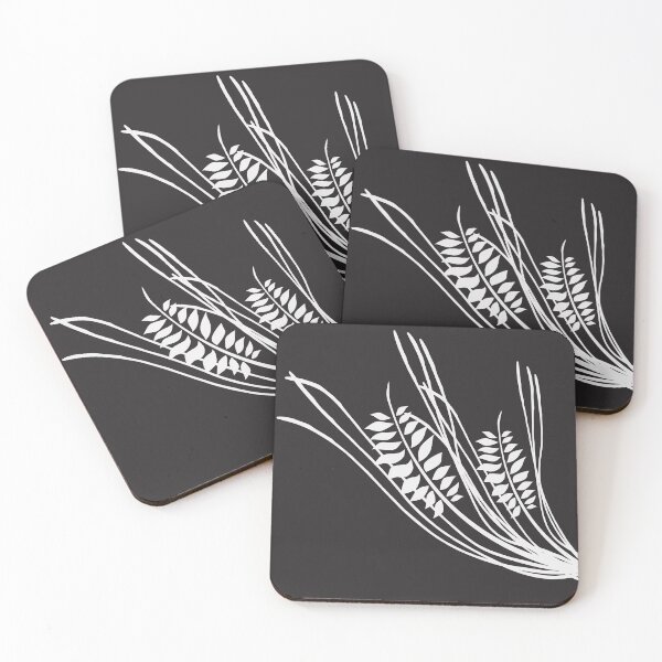 Item preview, wheat and grain (off black and off white) designed and sold by kim tang.