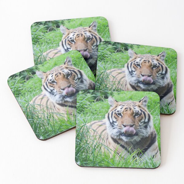 Item preview, Tiger licking his lips designed and sold by Ksswaden.