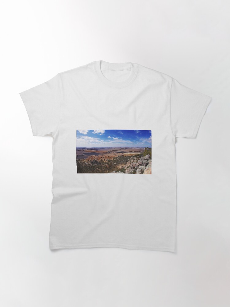 Thumbnail 3 of 7, Classic T-Shirt, On the top of Mount Arapiles designed and sold by howieb101.
