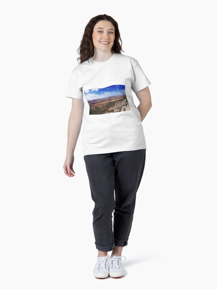 Thumbnail 4 of 7, Classic T-Shirt, On the top of Mount Arapiles designed and sold by howieb101.
